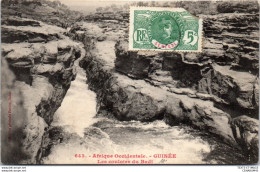 Delcampe - GUINEE - Les Couloirs Du Badi (affranchissement) - Guinea