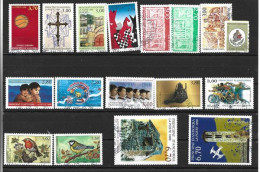 Delcampe - ANDORRE 1996.(année Complète) 17 T-p Oblitérés Première Qualité. (Inclus Art Géant Size Églises Romanes) - Ganze Jahrgänge