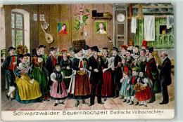 Delcampe - 39197073 - Bauernhochzeit Trachten AK - Hochschwarzwald