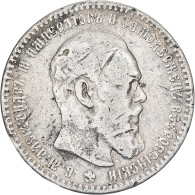 Delcampe - Russie, Alexander III, Rouble, 1891, Saint-Pétersbourg, Argent, TB, KM:46 - Russia