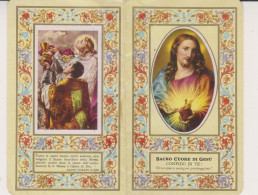 Delcampe - Calendarietto Religioso Tascabile S.cuore Di Gesu' Anno 1972 - Petit Format : 1971-80