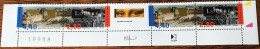 Delcampe - France 1993 : Deux Fois 2851 Et 2852  En Bande Complète De Bas De Feuille Numéroté Neuf** (LOUVRE) - Ungebraucht