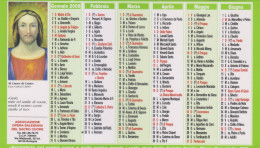 Delcampe - Calendarietto Religioso Tascabile Anno 2009 - Petit Format : 2001-...