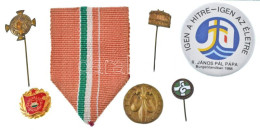 Delcampe - Vegyes 6db Klf Jelvény, Közte "Hranice 1933" Bronz Cserkész Jelvény, Tű Letört + "E" Zománcozott Bronz Jelvény T:XF-VF - Sin Clasificación