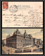 Delcampe - 10998 N°138 SEMEUSE Pour Montreux Suisse Carte Postale Couleur N°54 LYON LA BOURSE Postcard France - Lyon 2