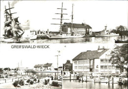 Delcampe - Wieck Greifswald Segelschiff Hafen Marineschule O - Greifswald