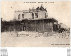 Delcampe - 54Asc     Tchad Djibouti Reconstruction Aprés Le Passage D'un Cyclone - Chad