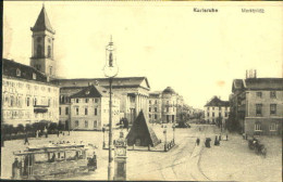 Delcampe - Karlsruhe Marktplatz Ungelaufen Ca. 1910 - Karlsruhe