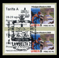 Delcampe - ANDORRA Correos (2025) ATM AN25 - LA VUELTA 25 Poble De Pal, Cyclisme Cycling Ciclismo Fahrradfahren - Gebraucht