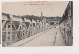 Delcampe - AJC -  Champagne Sur Seine - Le Pont - Champagne Sur Seine