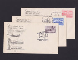 Delcampe - ARGENTINA 1965, Illustrated Covers, Antarctica, Sc# 769-770, C95, FDC - Briefe U. Dokumente