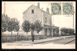 Delcampe - CPA Chemilly-Appoigny, La Gare - Appoigny