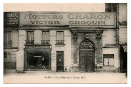 Delcampe - Paris 26 Bis Place De La Nation XII Ième , Commerce , Magasin , Moteurs Charon , Moteurs Gazogènes , Victor Croquin - Paris (12)
