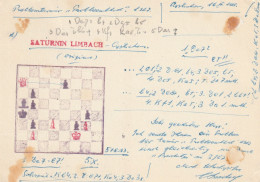 Delcampe - Polen 1967, Postcard Sent To Netherland, Chess - Ganzsachen