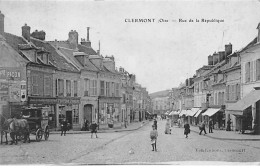 Delcampe - CLERMONT - Rue De La République - Très Bon état - Clermont
