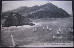Delcampe - CPA Années 1920 SAN SEBASTIAN Paseo Del Prinicpe De Asturias - Bidassoa Pays Basque Espagnol Bayonne Biarritz TBE - Asturias (Oviedo)