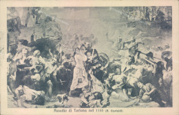 Delcampe - Aa565 Cartolina Assedio Di Tortona Nel 1155 Provincia Di Alessandria - Alessandria