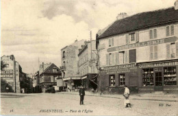 Delcampe - Argenteuil - Place De L Eglise - Argenteuil