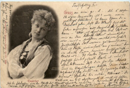 Delcampe - Klagenfurt - Frau In Tracht - Prägekarte - Klagenfurt