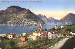 Delcampe - Lago Di Lugano TI Col Monte Bre Visto Da Pazallo - Altri & Non Classificati