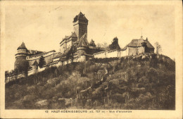 Delcampe - CPA Haut Koenigsbourg Vue D'ensemble - Schlösser