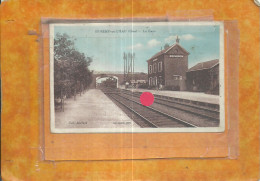 Delcampe - 10 - 2025  - OISE - 60 - SAINT REMY EN L'EAU Près De Clermont - 400 Hab  - Colorisée - La Gare - Clermont