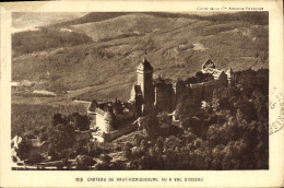 Delcampe - CPA Chateau Du Haut Koenigsbourg Vu A Vol D'oiseau - Schlösser