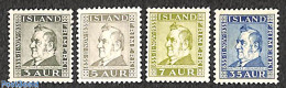 Delcampe - Iceland 1935 Matthias Jochumsson 4v, Mint NH, Art - Authors - Ongebruikt