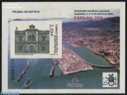 Delcampe - Spain 2006 EXFILNA, Special Sheet (not Valid For Postage), Mint NH, Transport - Philately - Ships And Boats - Nuovi