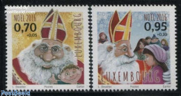 Delcampe - Luxemburg 2016 Christmas 2v, Mint NH, Religion - Christmas - Saint Nicholas - Nuovi