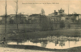Delcampe - AIN ARS SUR FROMANS ETANG DU CHATEAU DES GARETS AVEC VUE DE L'EGLISE (scan Recto-verso) KEVREN0491 - Ars-sur-Formans