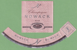 Delcampe - Gro 120 Étiquette Nowack - Champagne