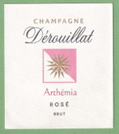 Delcampe - Gro 101 Étiquette Dérouillat - Champagne