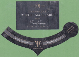 Delcampe - Gro 087 Étiquette Michel Mailliard - Champagne