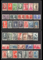 Delcampe - 95195 (5) Superbe Lot Semi Modernes TTB Cote 167 Euros Chomeurs Surtaxe Dont N°420 424 422 430 418 - Gebraucht