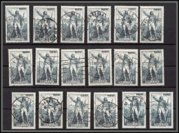 Delcampe - 95119 N°314 Rouget De Lisle Statue De Lons Le Saunier X 18 Exemplaires TB/TTB Oblitérés Top Oblitérations - Gebraucht