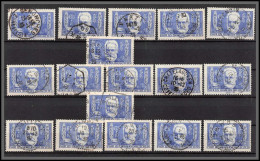 Delcampe - 95072 N°393 Chômeurs Intellectuels. Victor Hugo X 17 Exemplaires TB/TTB Oblitérés Top Oblitérations - Gebraucht