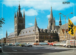 Delcampe - Belgique - Ypres - Ieper - Grand'Place, Halles Des Drapiers Et Cathédrale St. Martin - Grote Markt, Lakenhallen En St. M - Ieper