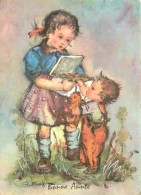Delcampe - Enfants - Illustration - Dessin - J Buk - Bonne Année - CPM - Voir Scans Recto-Verso - Kinder-Zeichnungen