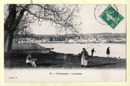 Delcampe - 12169 /  CHAMPAGNE-sur-SEINE 77-Seine-Marne Pêcheurs QUAIS 1910s à PETIT Poitiers Cliché C.P 20 Simi Bromure BREGER - Champagne Sur Seine