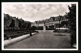 Delcampe - AK Kehl Am Rhein, Hindenburgplatz Mit Pionierdenkmal - Kehl