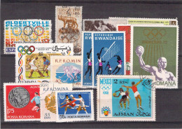 Delcampe - [-5%] Lot De Timbres Thème Hand Ball - Pallamano