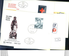 Delcampe - Österreich, 4 Lose U.a., Je 4 Versch. FDCs - FDC