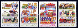 Delcampe - Australie, Yvert 994/997 & 995a/997a**, Scott 1019/1022 And Reprints, Agriculture Australienne MNH - Ongebruikt