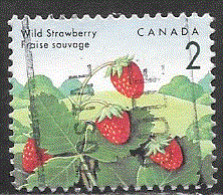 Delcampe - Canada - YT 1263 Obl - Fraises Des Bois (1992)  (s 9388) - Used Stamps