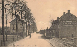Delcampe - [-15%] BELGIQUE - Wychmael - Chaussée De Peer - Manufacture De Cigares - Croymans - Train - Animé - Carte Postale Ancien - Peer