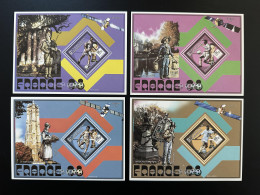 Delcampe - Madagascar 1997 Mi. Bl. A-D 272 FIFA Football World Cup WM 1998 France Fußball Coupe Monde - 1998 – Frankrijk