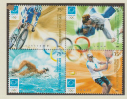 Delcampe - Argentina 2004 Athens Olympic Games Four Stamps MNH/**. Postal Weight 0,04 Kg. Please Read Sales Conditions Under Image - Summer 2004: Athens