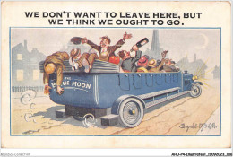 Delcampe - AHUP4-ILLUSTRATEUR-0272 - WE DON'T WANT TO LEAVE HERE BUT WE THINK WE OUGHT TO GO - DONALD Mc GILL - Mc Gill, Donald