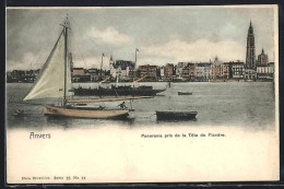 Delcampe - AK Anvers, Panorama Pris De La Tete De Flandre - Sonstige & Ohne Zuordnung